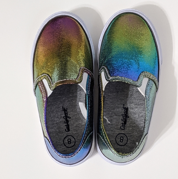 Cat & Jack Toddler Girl Shoes Sz 8 - Picture 1 of 8